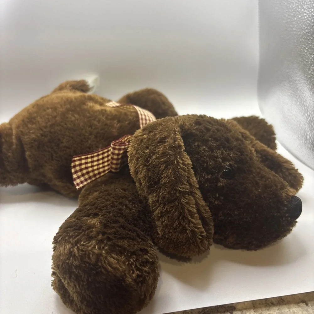 Mary Meyer Flip Flops Chocolate Lab‎ Puppy Dog Plush Stuffed Animal Dark Brown